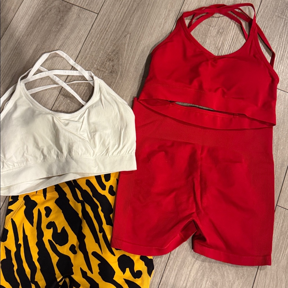 Sports Bra and Shorts Set